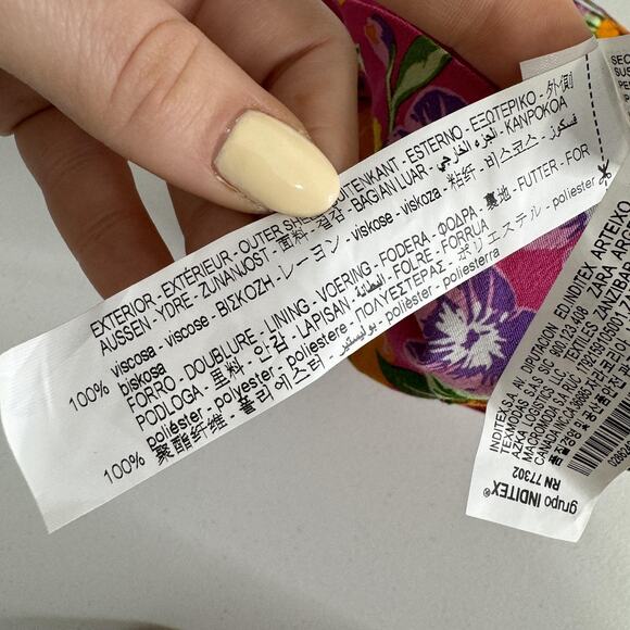 Zara Floral Crop Top Womens XL Pink Satin Underwire Bustier Cami Country Cottage - Picture 14 of 14